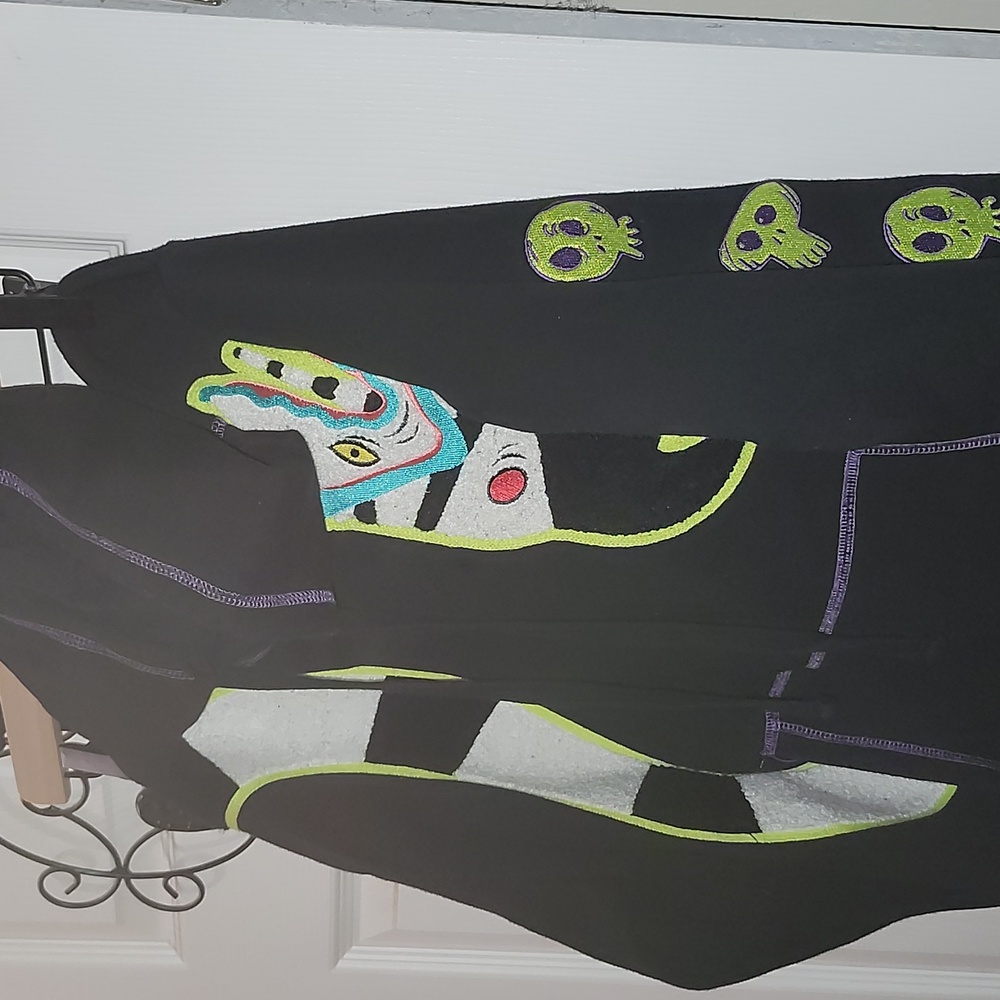 Beetlejuice x Forever 21 Sandworm Chenille Patch Hoodie